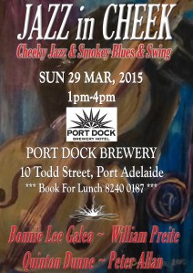 JAZZ in CHEEK Port Dock Brewery flat